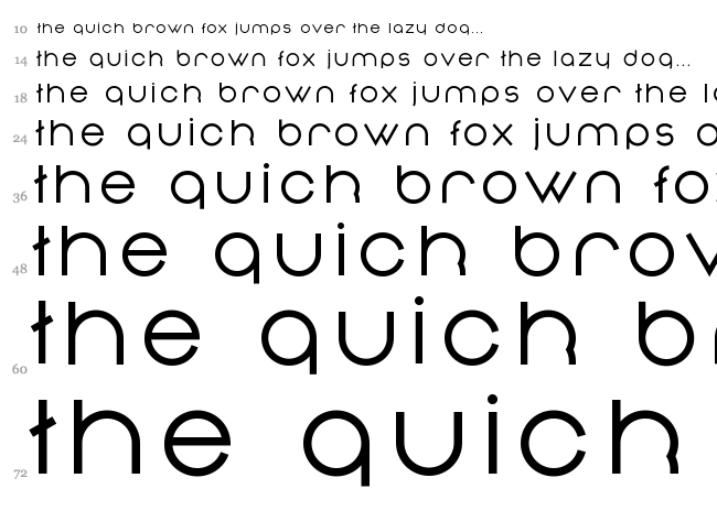 Nonchalance font waterfall